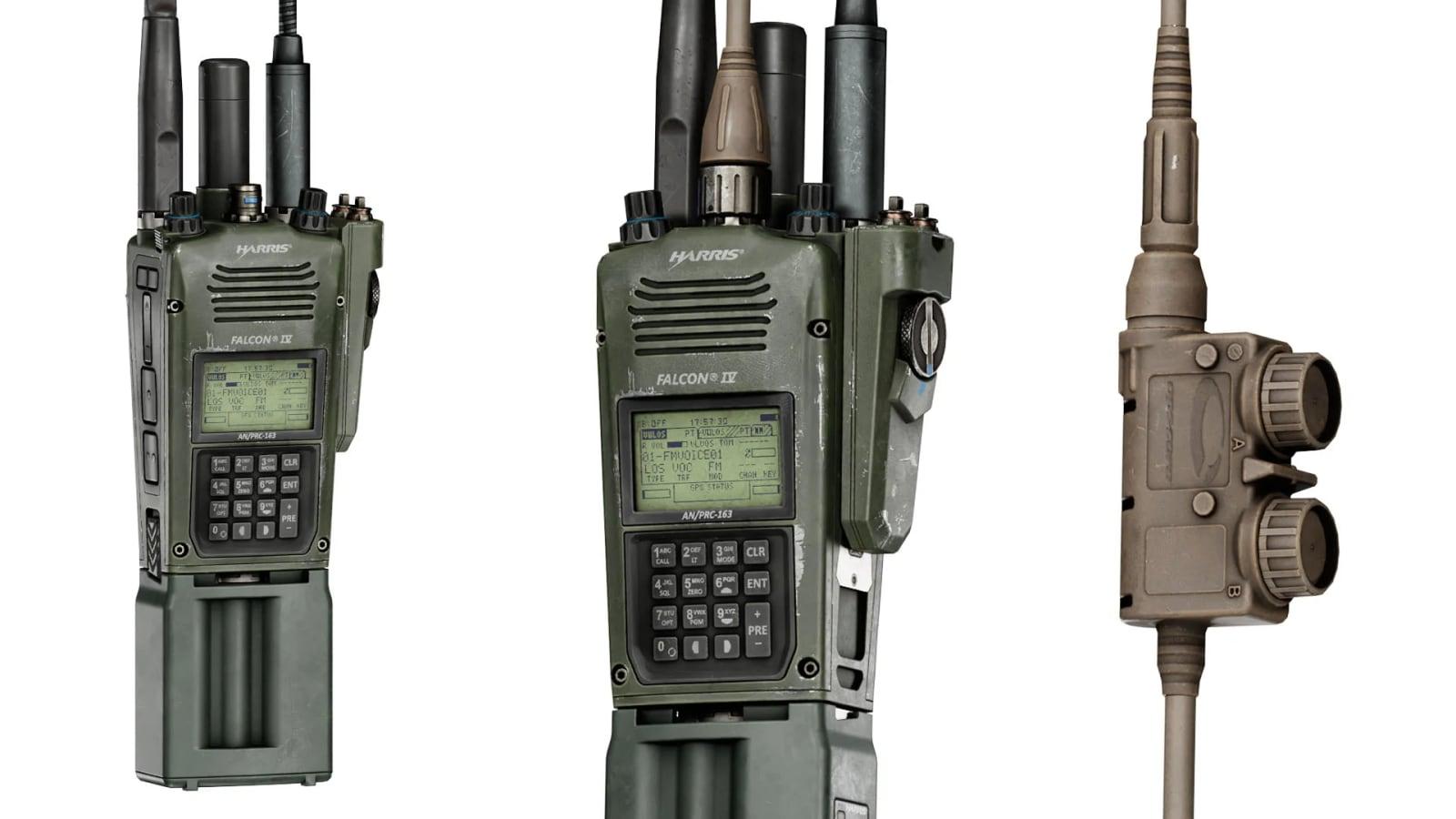 L3Harris AN/PRC-163 multi-channel handheld radio